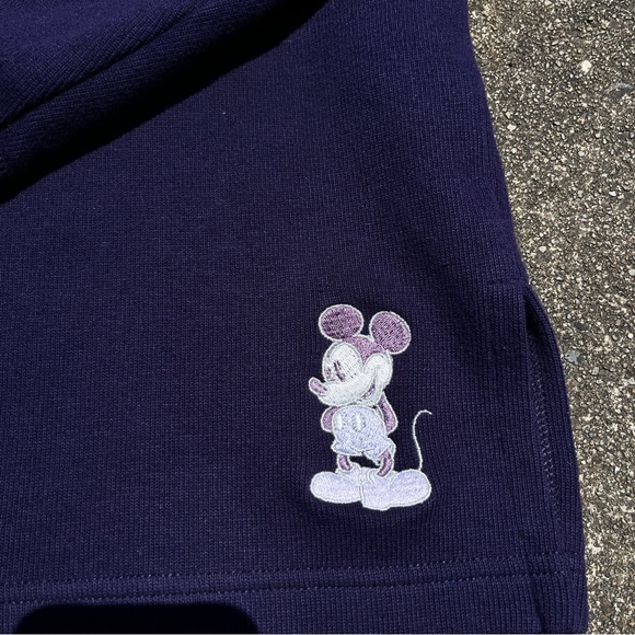 Purple Mickey Mouse Disney Store Sweater Pocket Detail Size Large - Picture 2 of 4
